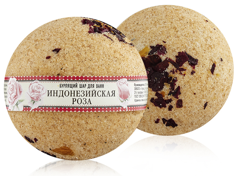 Бурлящий шар «Индонезийская роза»