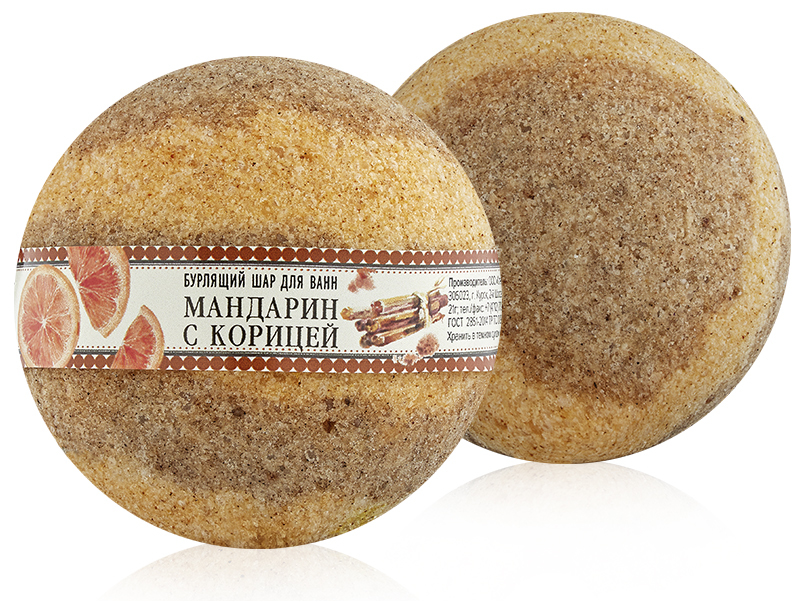 Бурлящий шар «Мандарин с корицей»