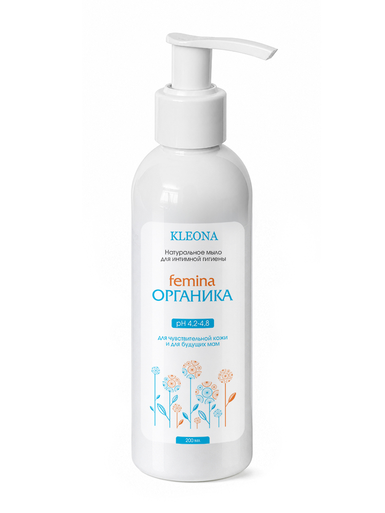 Интимное мыло «femina ОРГАНИКА» с молочной кислотой и алоэ-вера