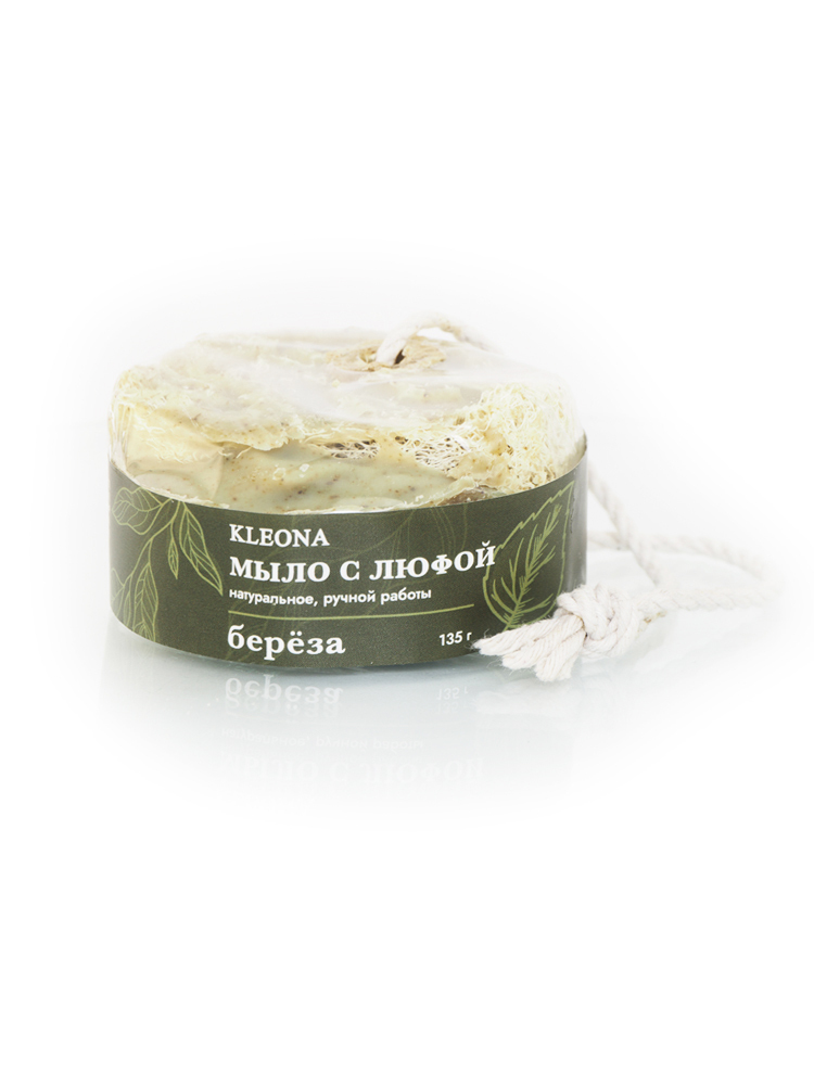 Мыло банное с люфой «Береза»