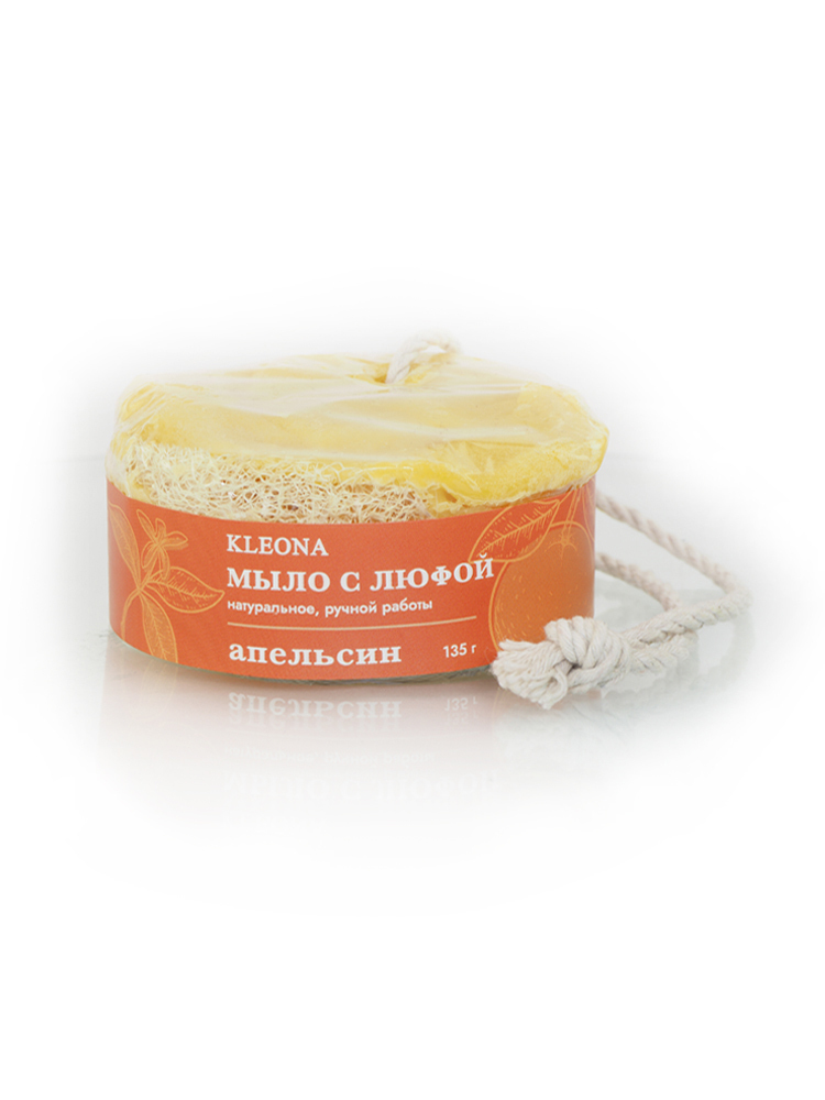 Мыло банное с люфой «Апельсин»